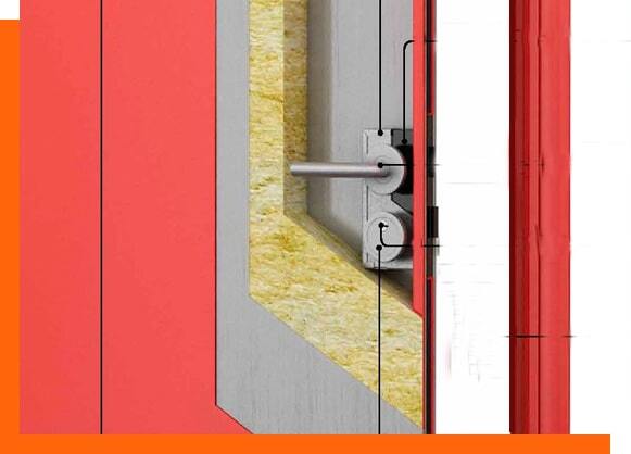 Производство противопожарных дверей по ГОСТу Стандартная комплектация входной двери включается в себя раму и полотно из двух металлических листов.